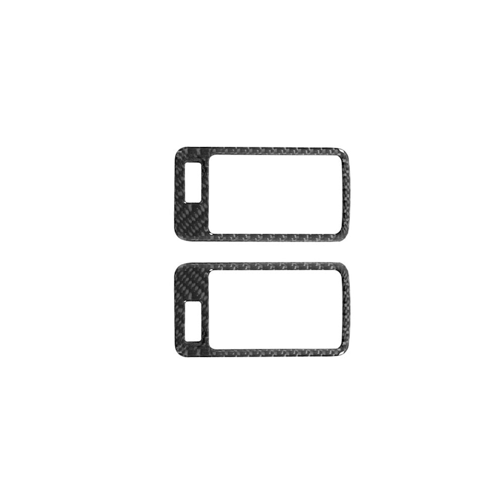 2X Carbon Fiber Rear Door Air Outlet Trim Panel for Audi Q7 2007-2015