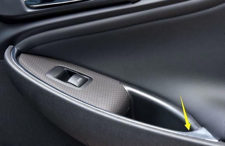 for Chevrolet Malibu 2016-2024 Red Inner Door Handle Lock Frame Molding Trim 4P