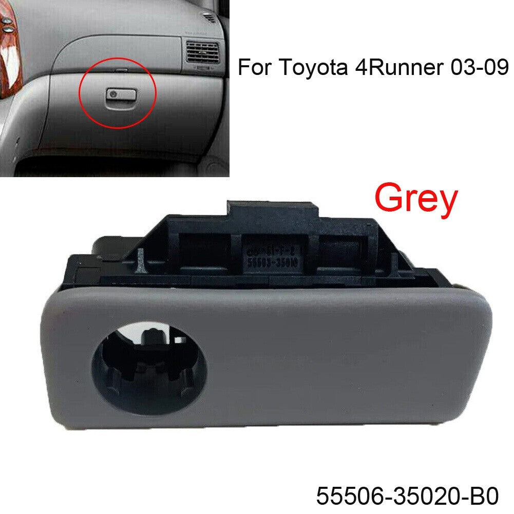 for Toyota For 4Runner 2003-2009 Glove Box Lock Lock Outdoor Plastic Grey Parts
