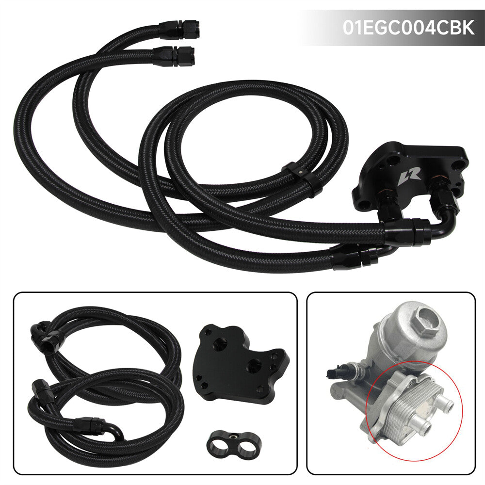 Oil Filter Sandwich Adapter 1.4m/1.6m Hoses for BMW for Mini Cooper S R53 R52 R50