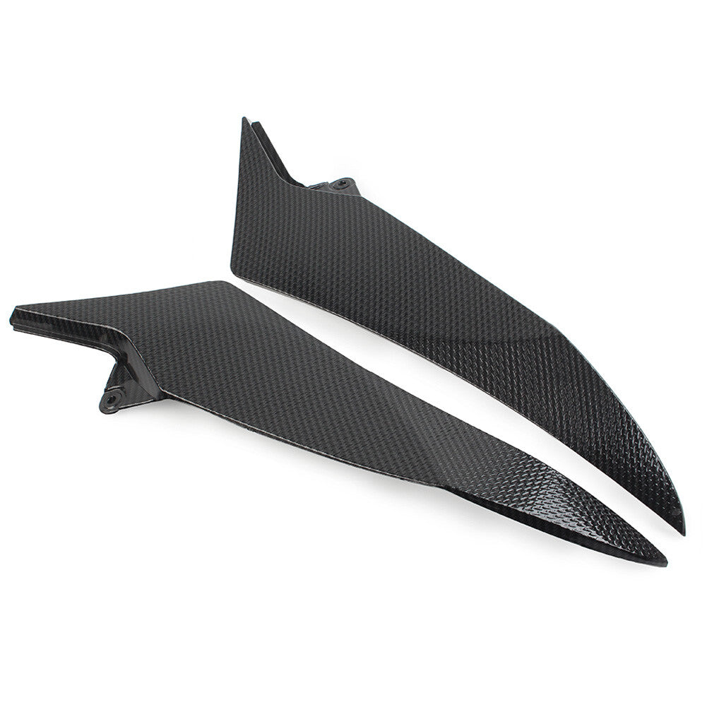 for Yamaha 2009-2014 YZF R1 Carbon Fiber Gas Tank Side Cover Trim Fairing Cowl