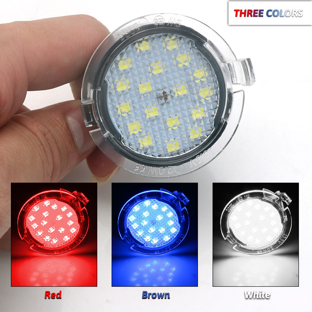 LED Side Rear View Mirror Puddle Light for Ford EXPLORER 2011-2018/F-150 2009-14
