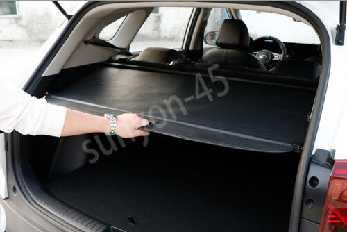 for Kia Seltos 2020-2023 Black Car Trunk Cargo Cover Security Shield Shade Decor