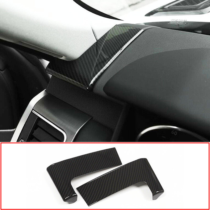 2P Dashboard Decor Cover for Land Rover for Range Rover Sport 2014-2017 Carbon fiber