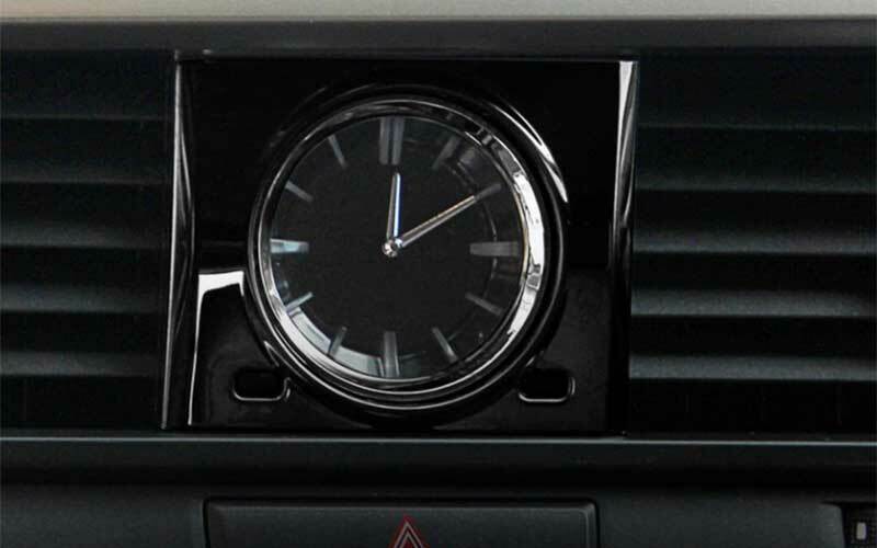for Lexus RX350 450h 2016-2019 Black Titanium Central Console Clock Cover 1PCS
