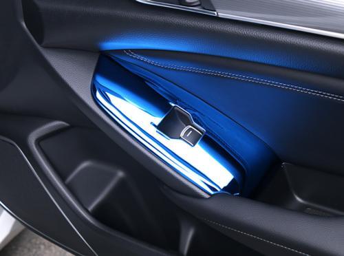 for Honda Accord 10th 2018-2022 Blue Titanium Window Lock Lift Panel Frame Trim