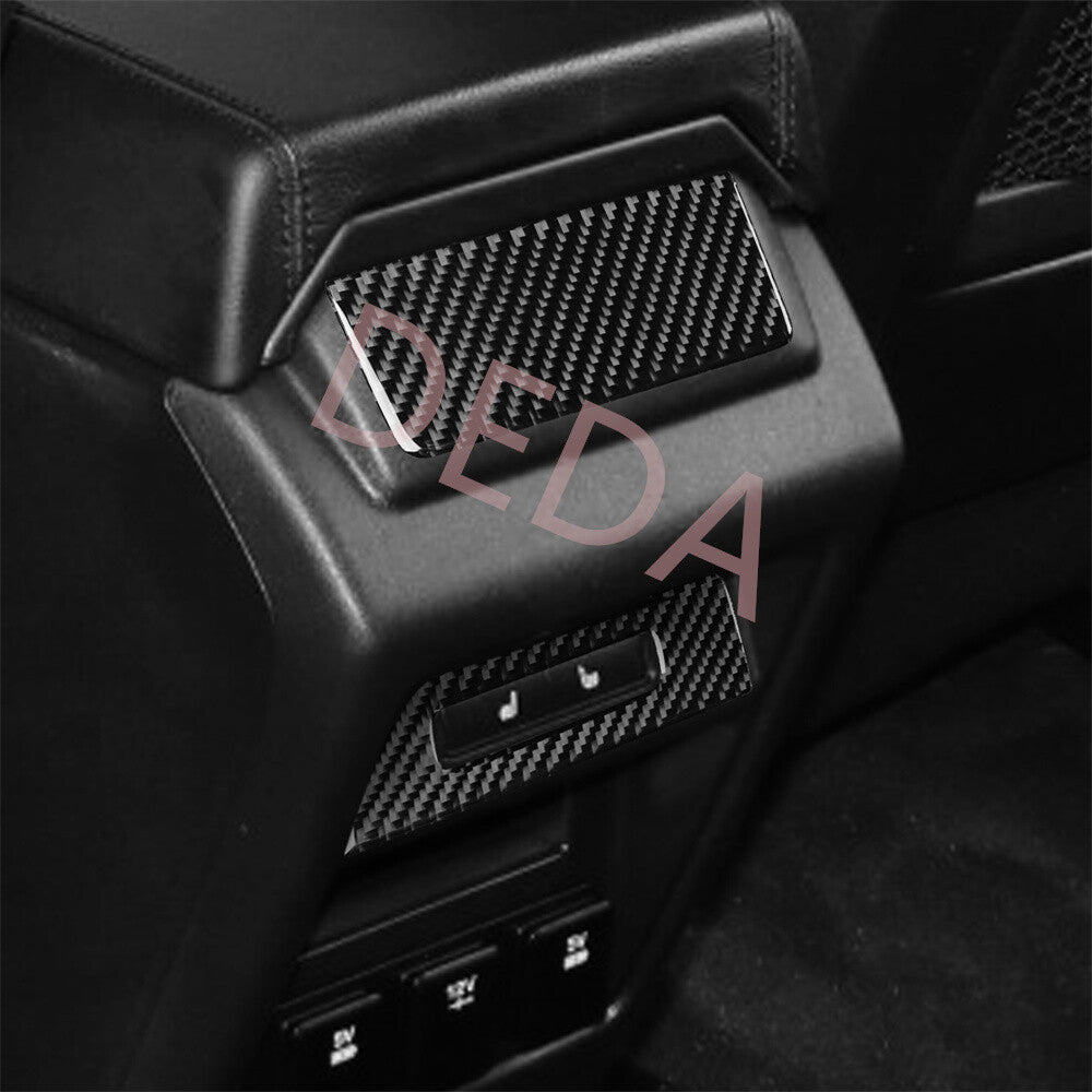 Carbon Fiber Rear Air Condition Switch Trim for Land Rover Discovery Sport 15-19