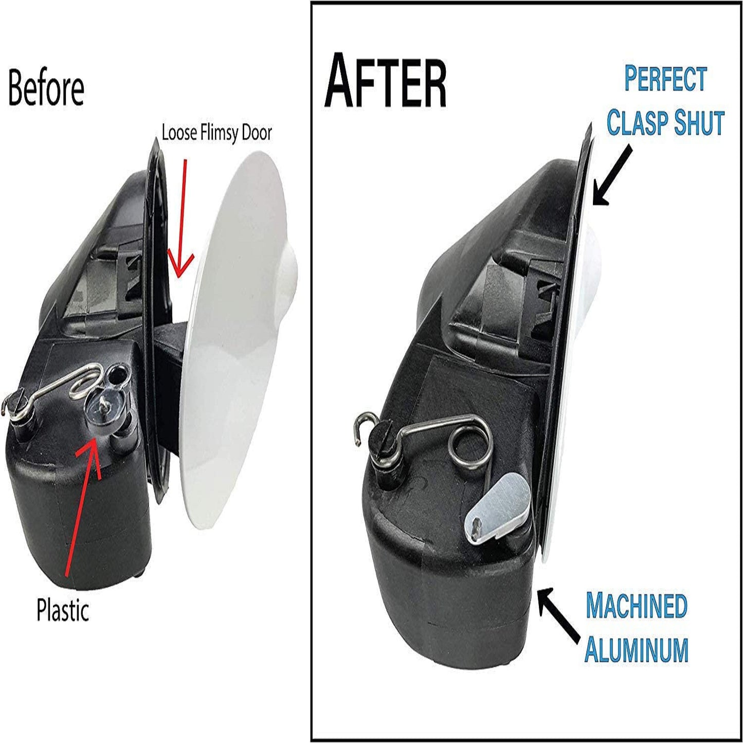 Fuel Door Repair Hinge Kit Loose Gas Cap 09-2014 Permanent Repair for Ford F150