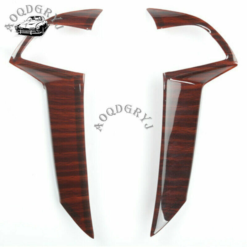 2pcs Wood Grain Style Steering Wheel Panel Trim Cover for Honda Accord 2008-2012