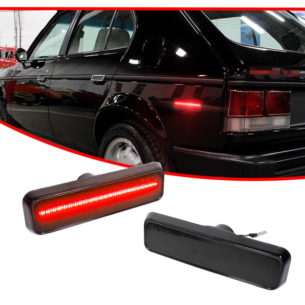 Smoke-red LED rear marker light for the for Plymouth Barracuda satellite, 1972-1974.