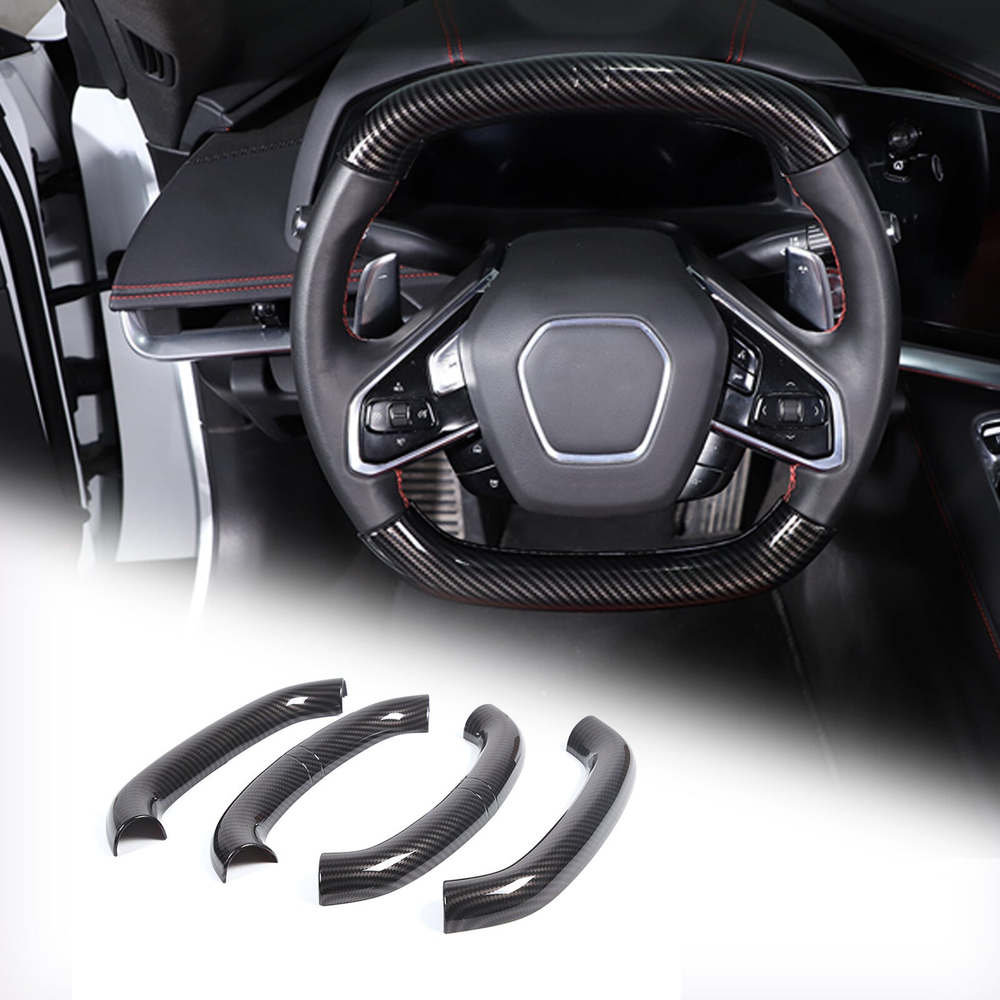 Cargo Net Front and Rear Luggage Envelope Storage Kit for Corvette C8 2020 - 2023