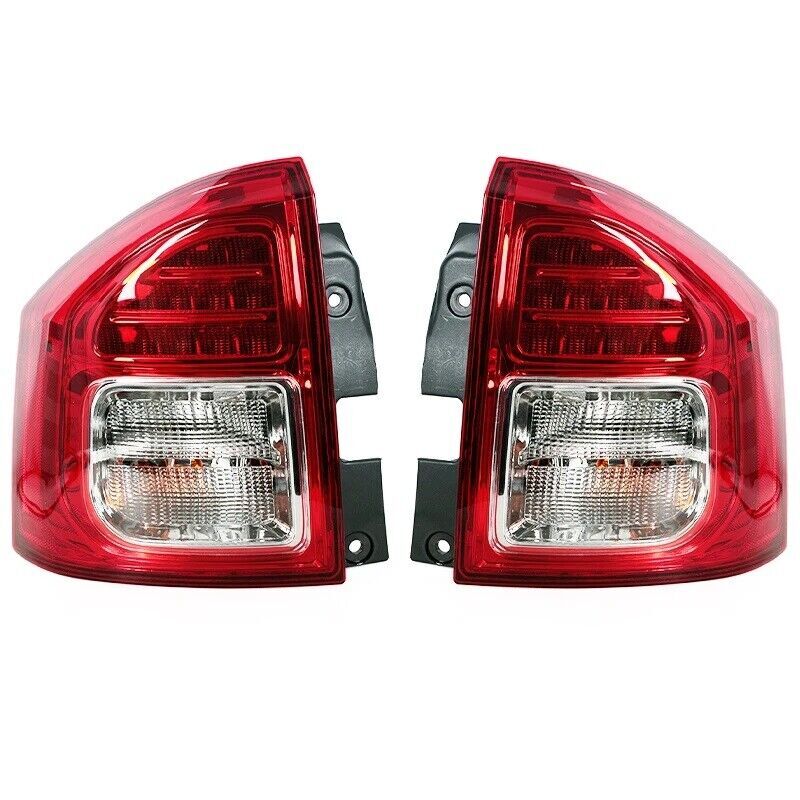 1 Pairs Tail Light Right + Left Side w/ Bulbs for Jeep Compass 2011 2012 2013