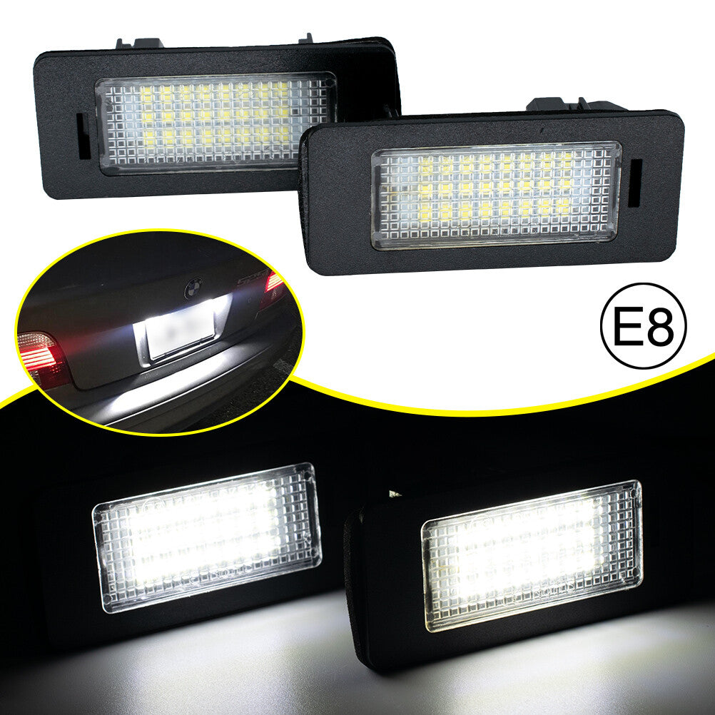 LED License Plate Light Bulb CANBUS for BMW E90 E92 E39 E60 E61 M5 E70 6000K 2x