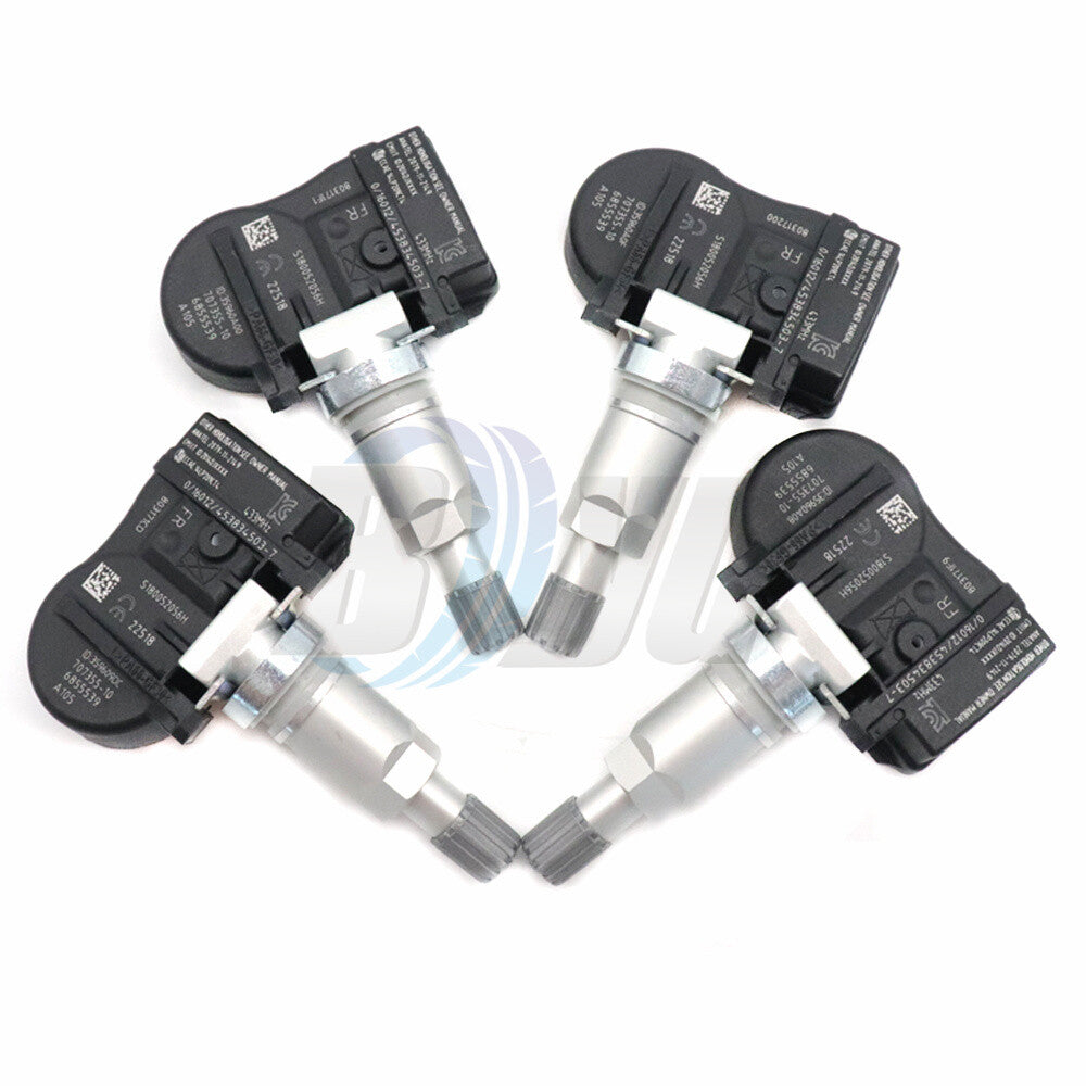 4pcs 6855539 433MHZ TPMS Sensor 6881890 for BMW 2 3 4 Series X1 X2 X5 i3 i8 for MINI