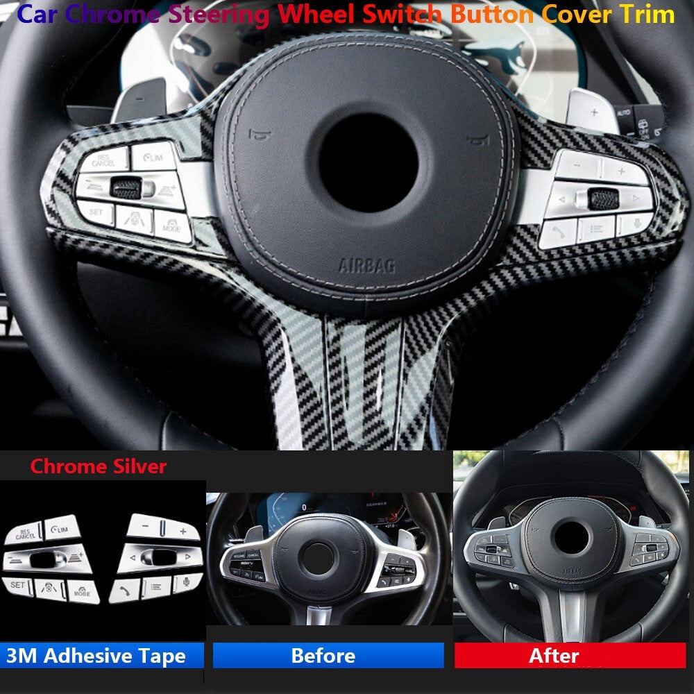 for BMW 3 4 5 X4 X5 X6 X7 Z4 G20 G30 G05 G06 G07 G29 Steering Wheel Switch Cover