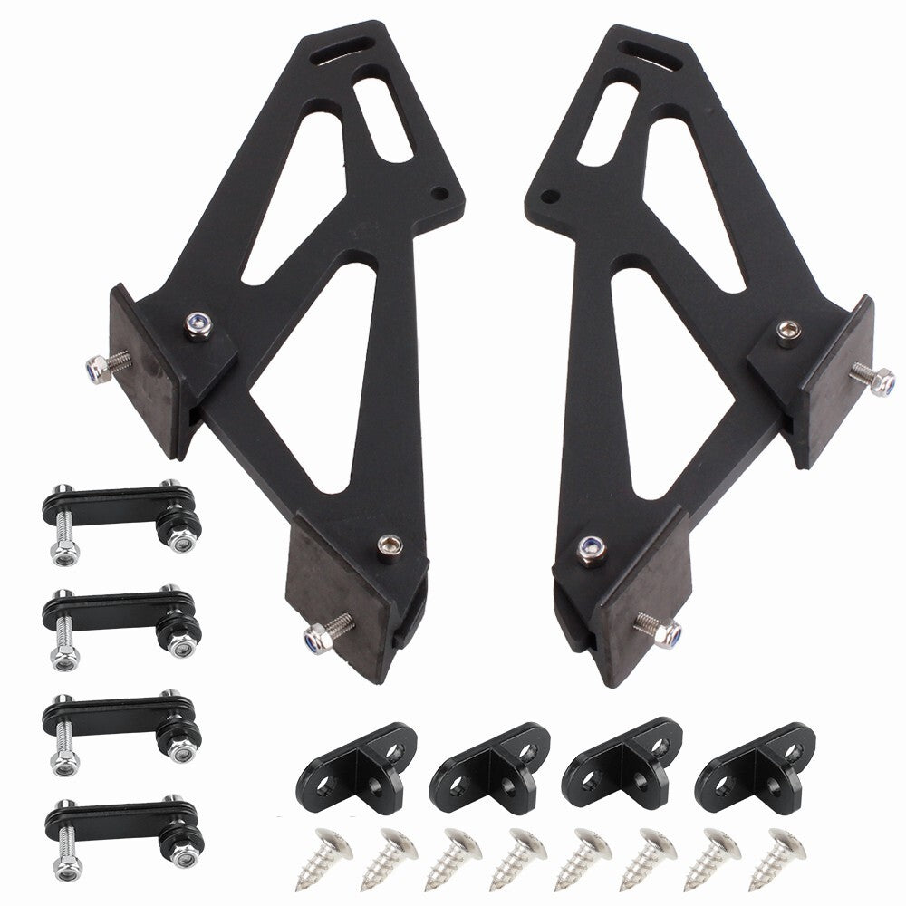 7INCH-Universal Car CNC Rear Wing Trunk Racing Tail Spoiler Legs Mount Brackets