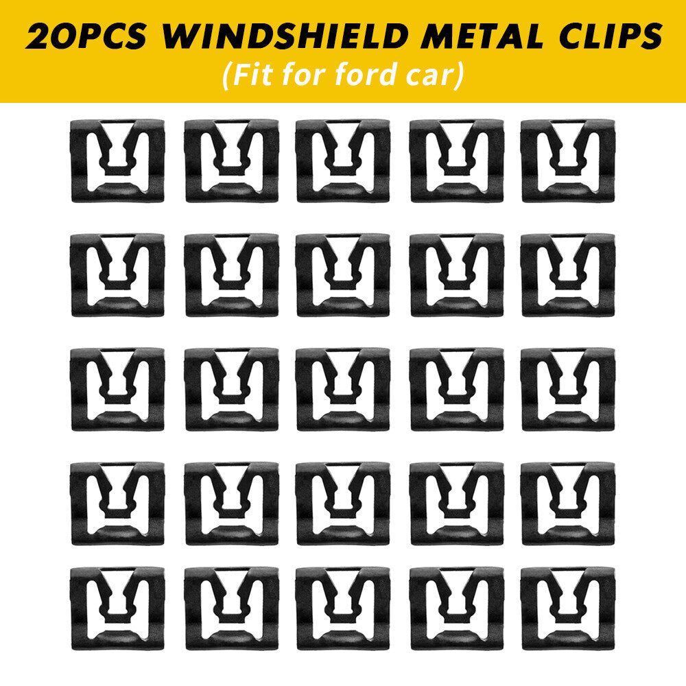 20pcs for ford Windshield & Rear Window Trim Molding Clips- 1964-1993 C5ZZ-6543413-B