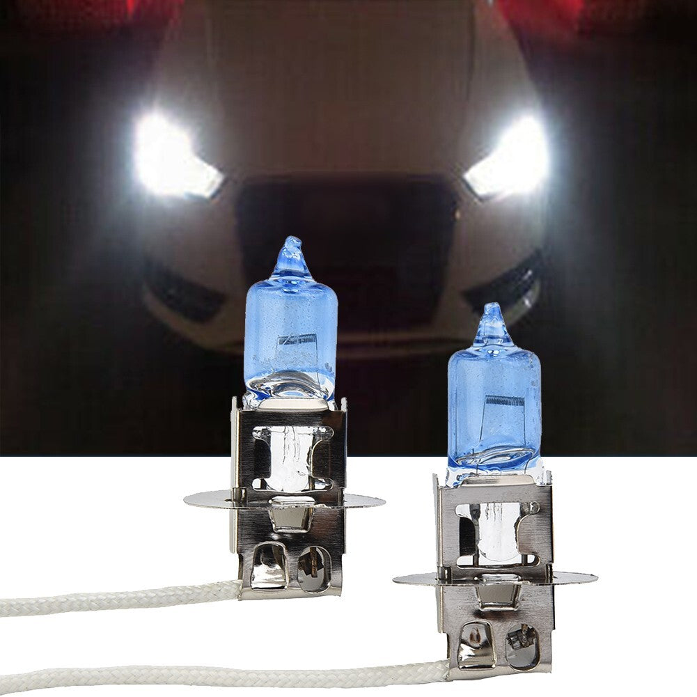 Fog Light Car Bulb 100W 12v H3 Halogen Headlight Lamps Spotlight White