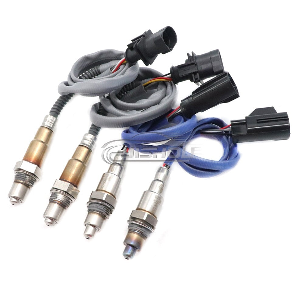 4-pack O2 oxygen sensors C2D24756 DX23-9G444-EA suitable for Jaguar F, XF, XJ 3.0L models.
