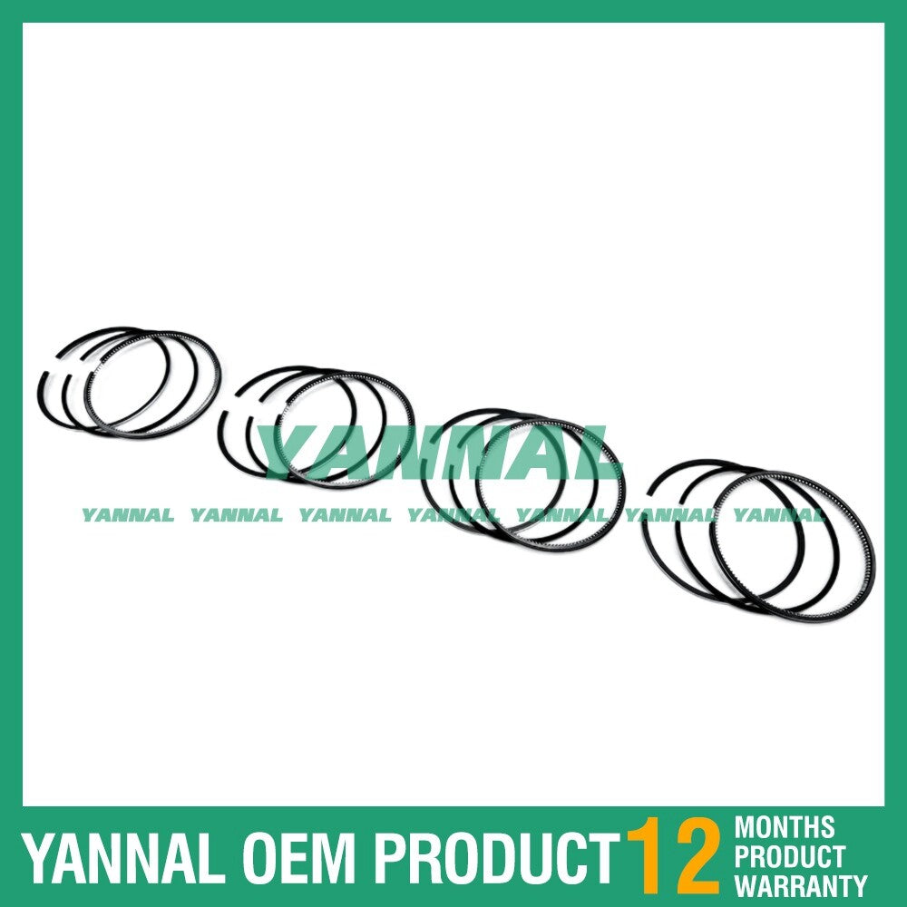 4 new W04D Piston Ring Kit STD for Hino Diesel Engines