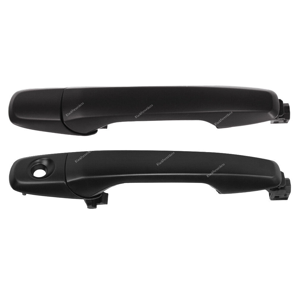 2x Exterior Door Handle Front RightLeft for Ford Explorer Edge 2011-15 Black