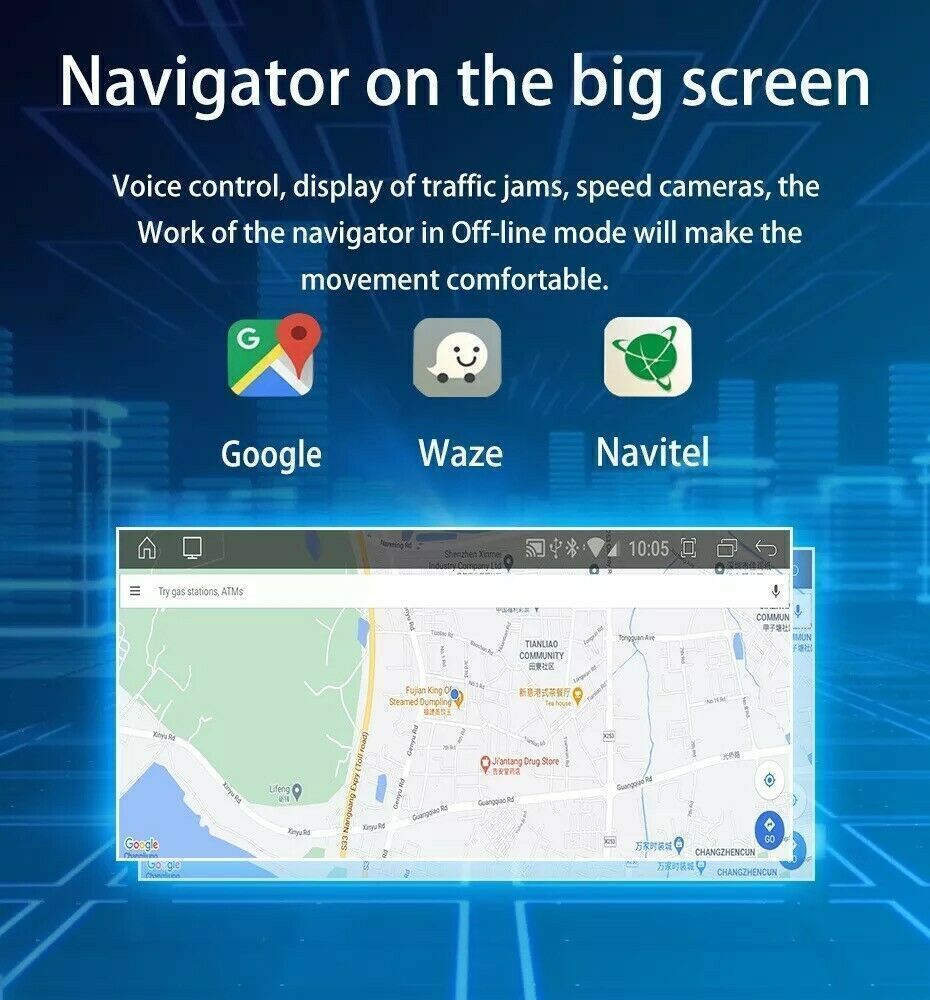 for Toyota Highlander 12.1 Touchscreen radio Android GPS Navigation 14~18