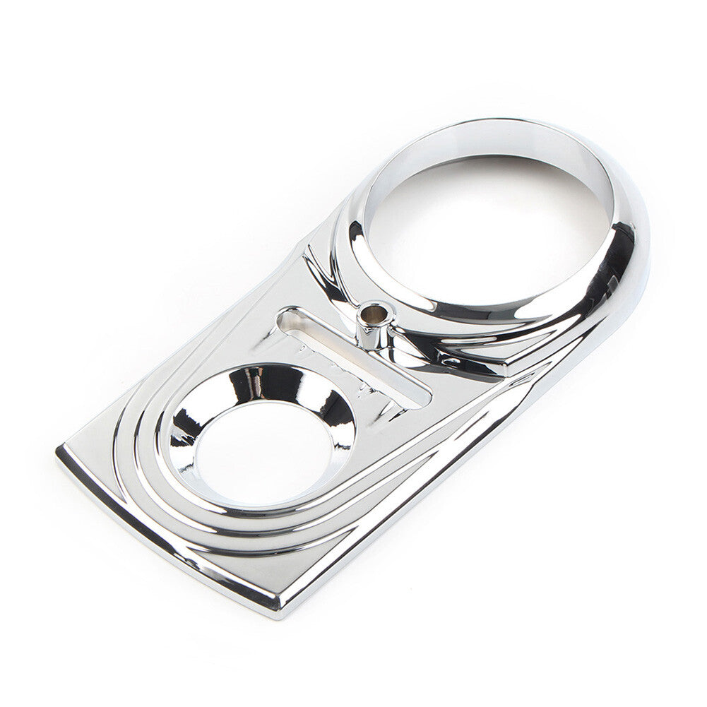 Dash Panel Insert Cover Cap Fit for Harley Softail FLSTC Street Glide Silver