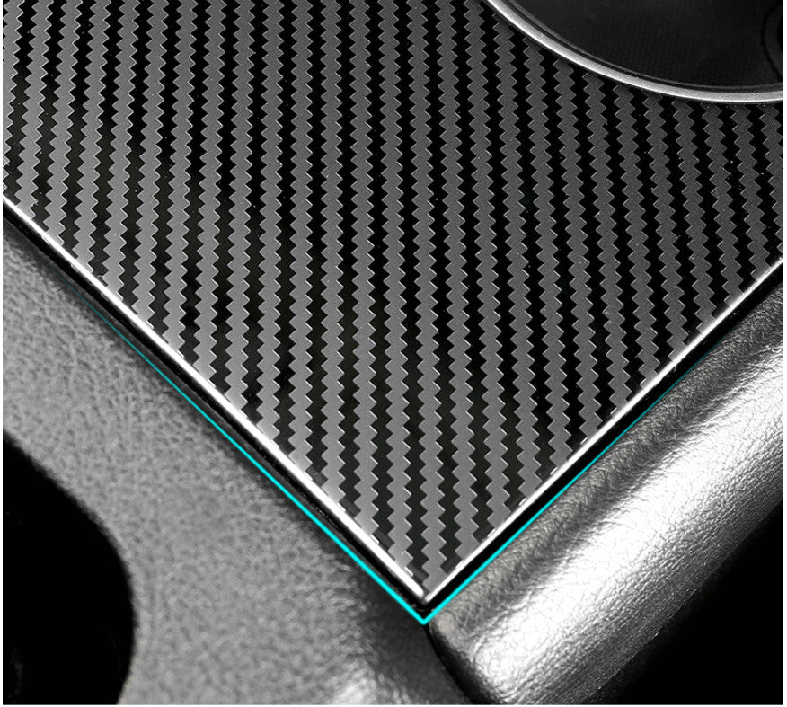 Console Gear Shift Frame Cover 6X Fit for Nissan Altima 19-22 Steel Carbon Fiber