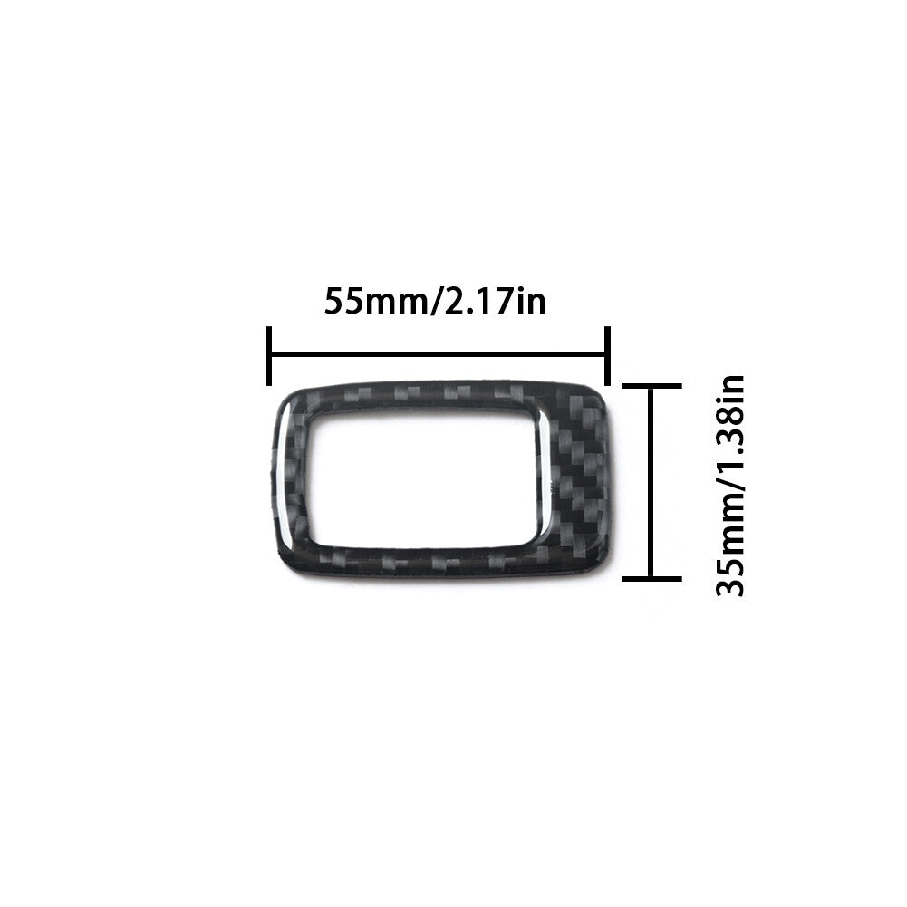 Carbon Fiber Passenger Side Window Control Cover Trim for BMW Z4 E89 2009-2016