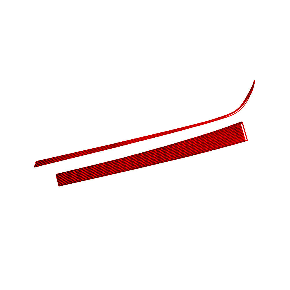 Red Dashboard for Co -pilot Cover Strip Carbon Fiber for Chevrolet Camaro 2016-2018