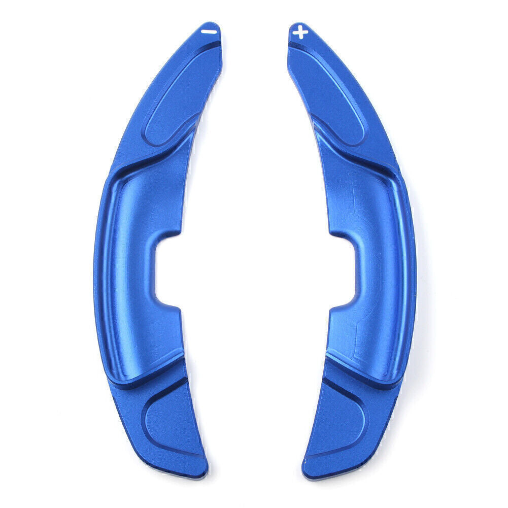 Blue Steering Wheel Shift Paddle Shifter Cover for Lexus ES300h ES350 2019-2024