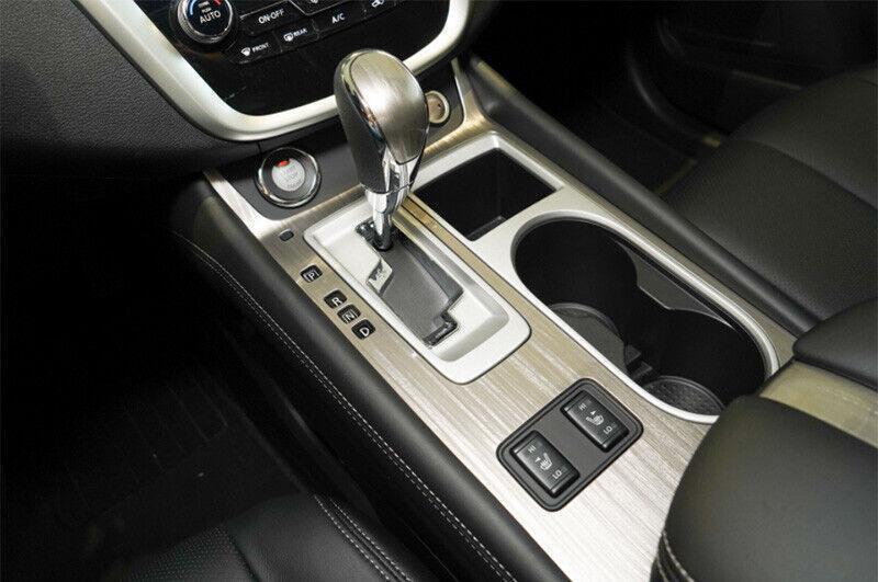 for Nissan Murano 2019-2021 Black Titanium Central Console Gear Shift Panel Trim