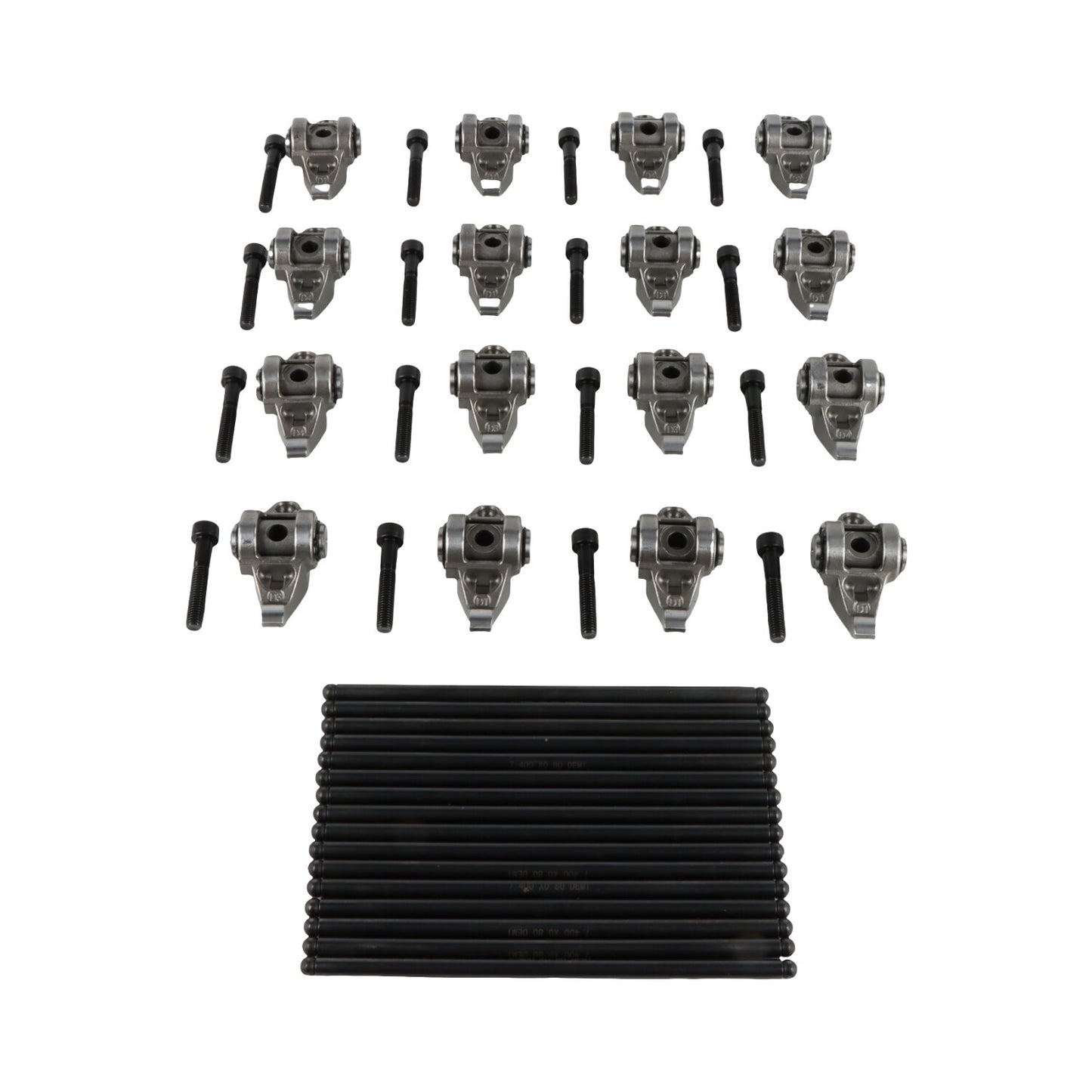 Roller Rocker Arms + Pushrods Kit for Chevrolet Silverado 1500 5.3L 5.7L 6.0L