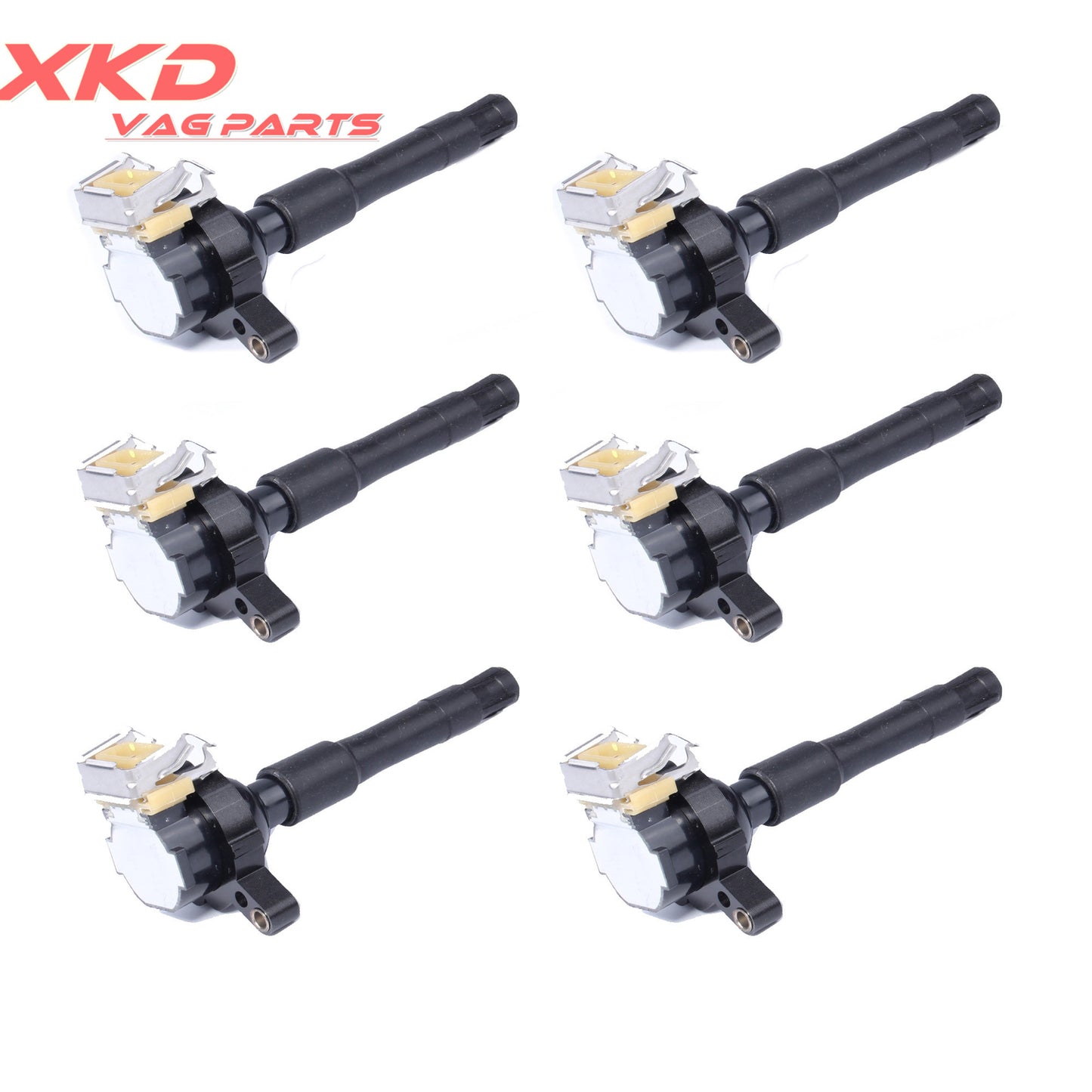 6-Piece Ignition Coil Kit for BMW E36, E38, E39, E46, 530i, 840ci, 740i, 12131748018