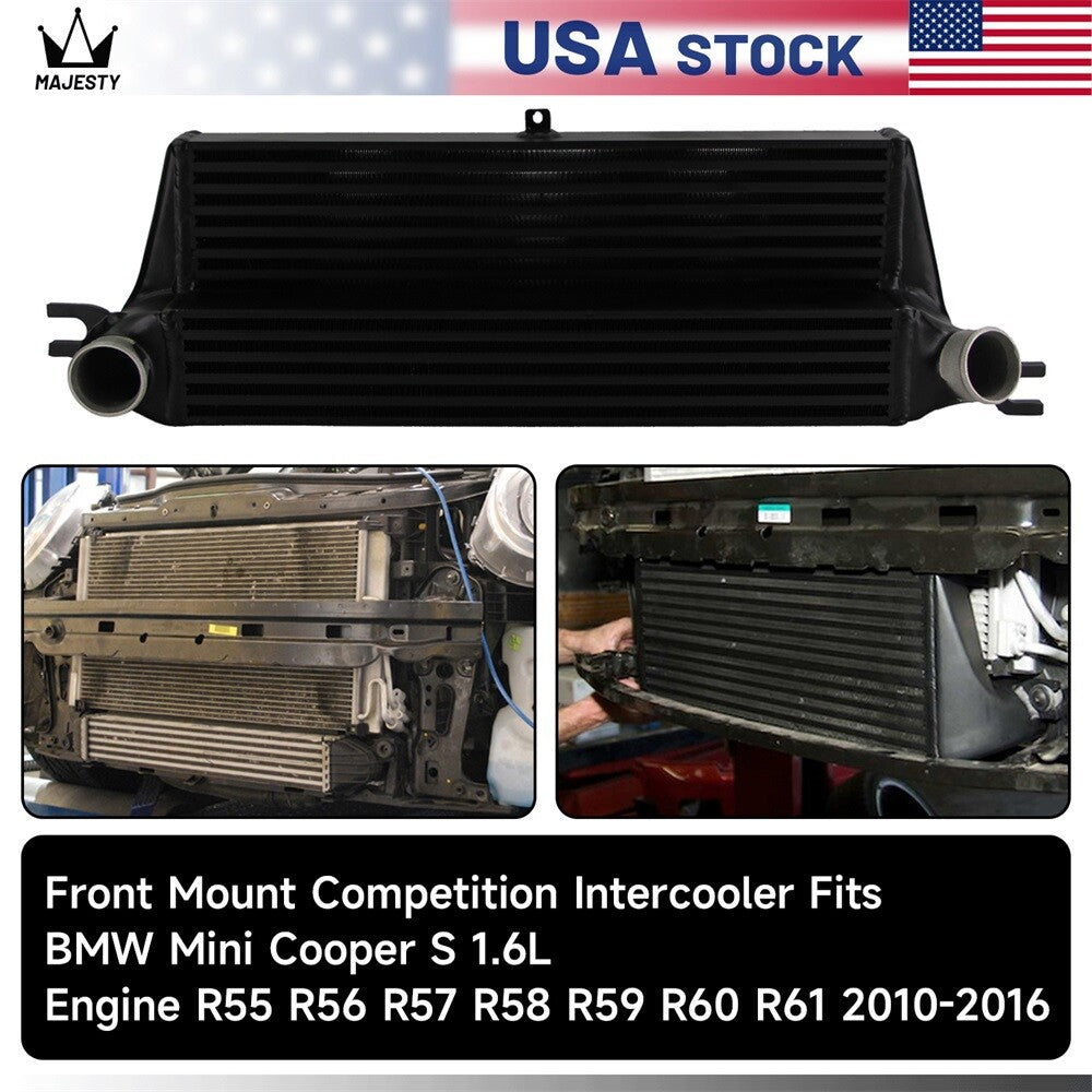 FMIC Intercooler for BMW for Mini Cooper S 1.6L R55 R56 R57 R58 R59 R60 R61 Black