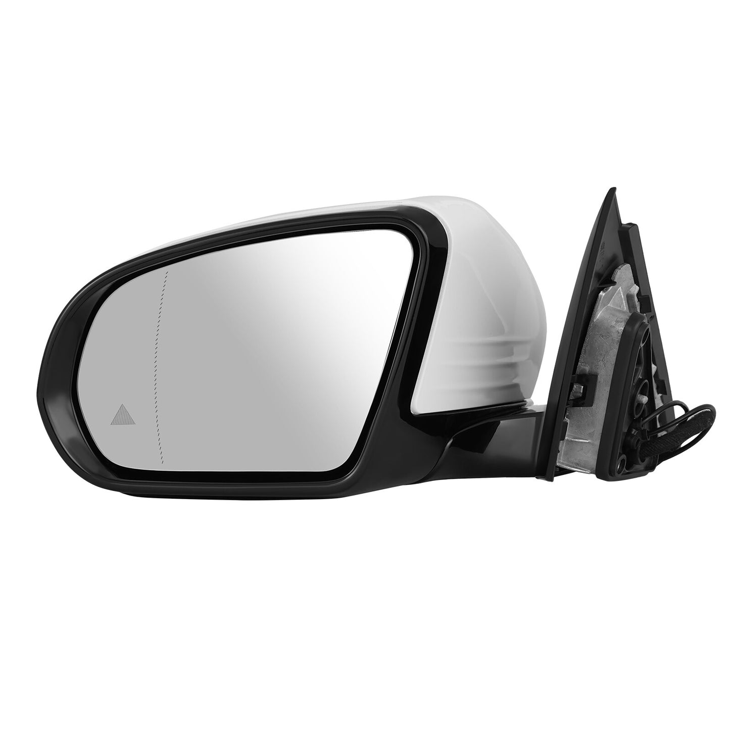 Left driver's side mirror for 2017-2020 for Mercedes E200 E300 E450 with blind spot monitoring.