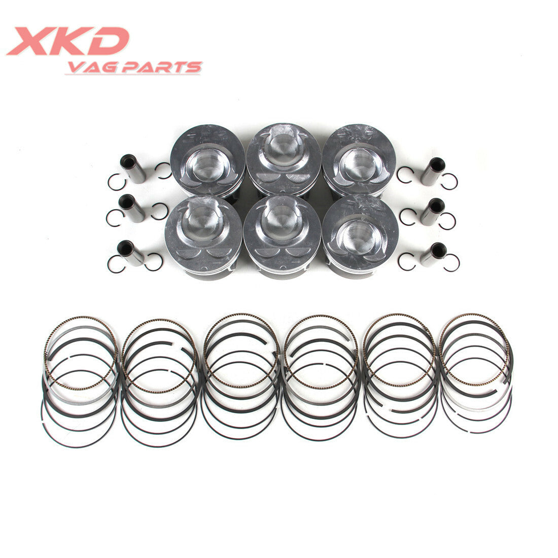 VR6 3.6L engine piston and piston ring kit suitable for Volkswagen Touareg and for Audi Q7 03h198151b