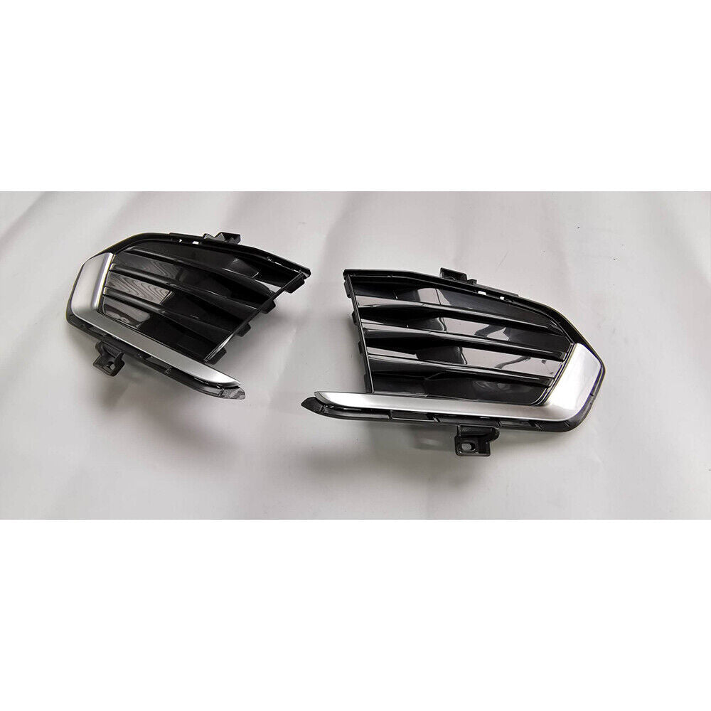 Front Fog Driving Light Cover Grille Fit for Cadillac XT5 2017-2019 2pcs Pair