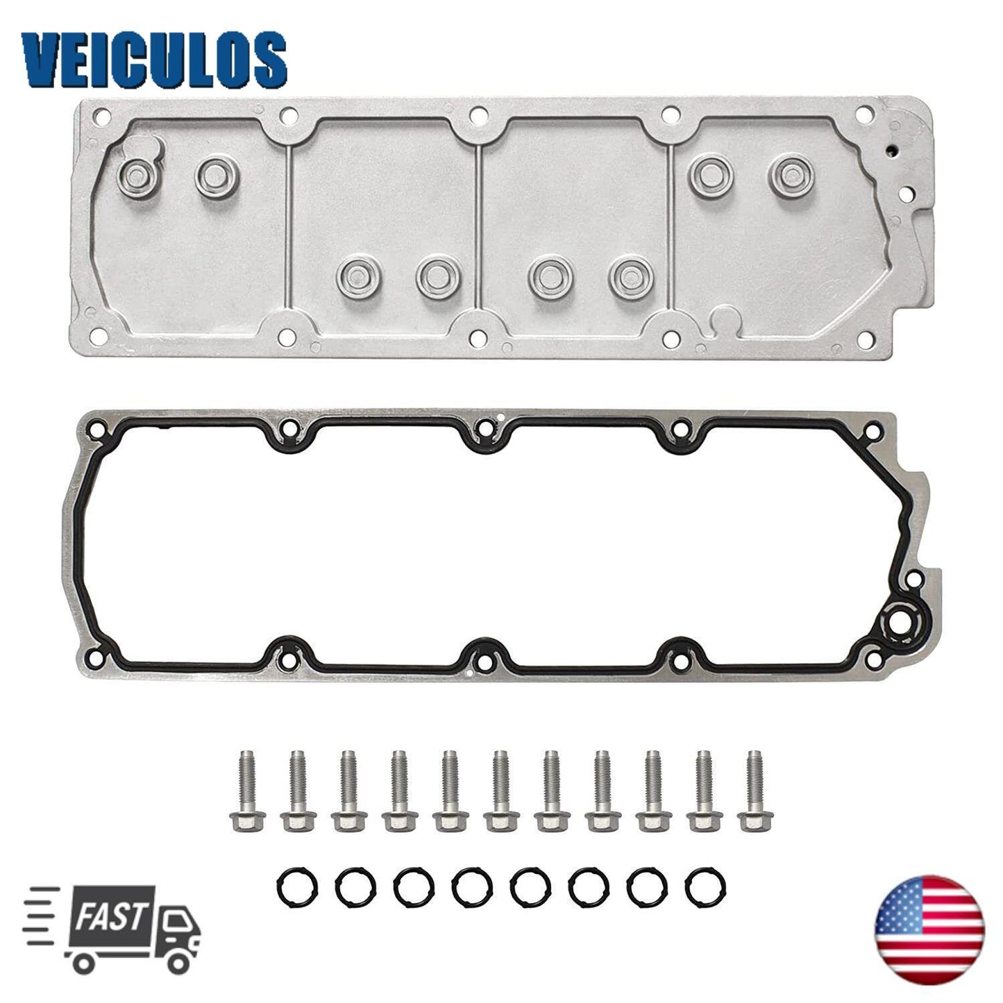 LS Valley Cover Gen 4 w/ Gasket Bolts For 2007-2013 LS2 LS3 LS7 Non AFM DOD