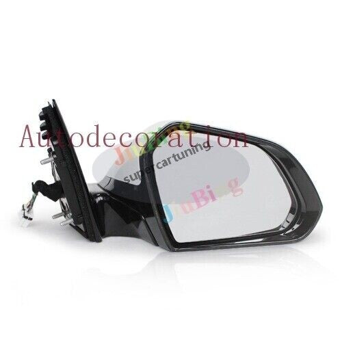 Right Passenger Side Power Fold Heat stop Mirror for Hyundai Sonata 15-18 White