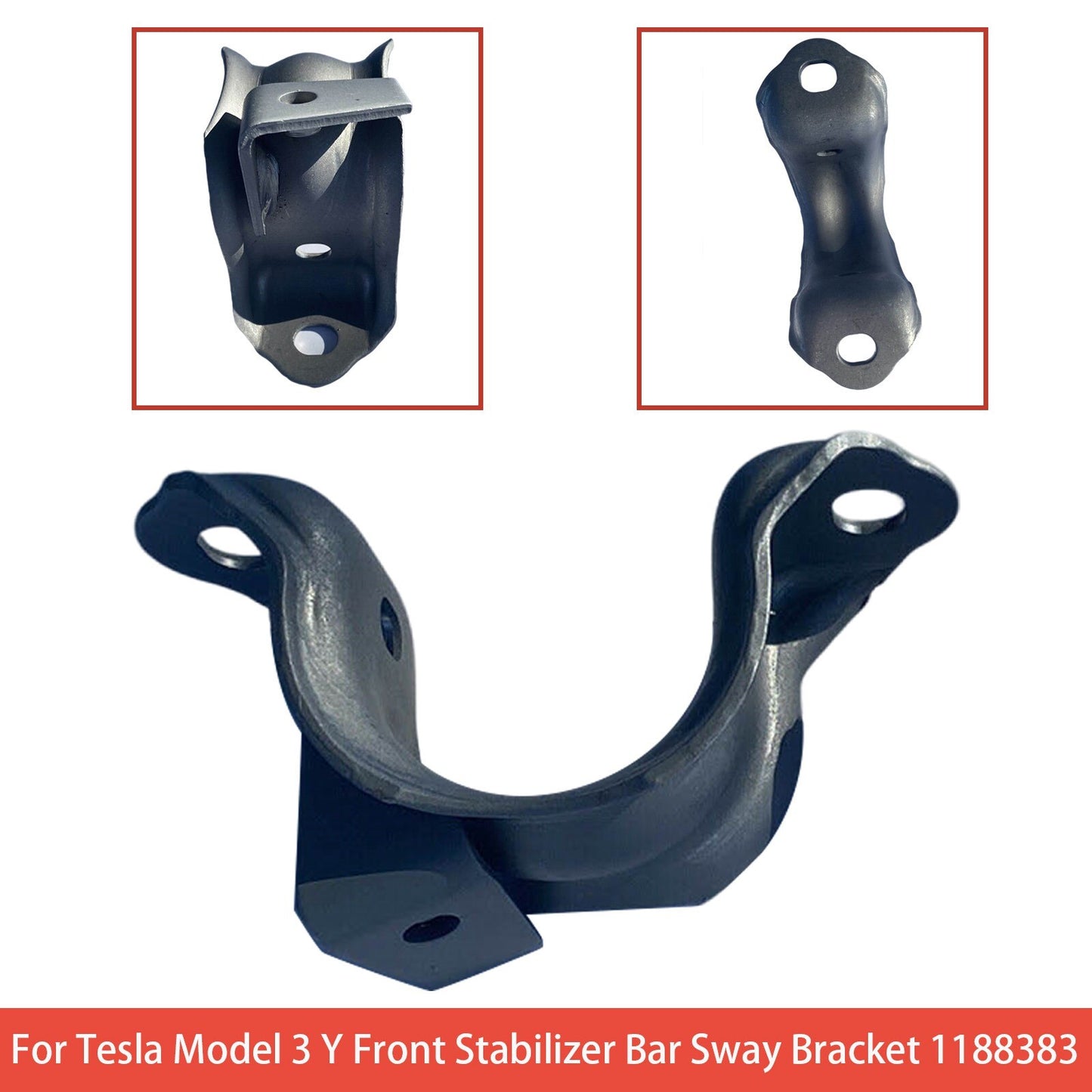 Front Left Stabilizer Bar Bush Bracket fit 17-22 for Tesla Model 3 Y 1188383-00-A AT