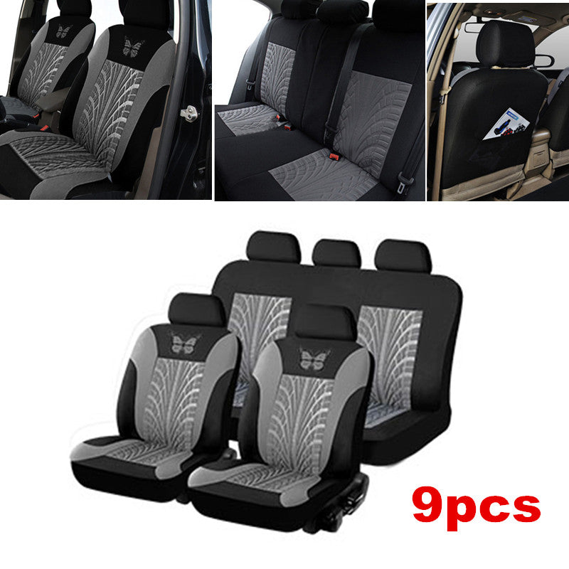 Car for Seat Covers Protectors Grey Full Set Washable Fabric Fit for Toyota for Camry
