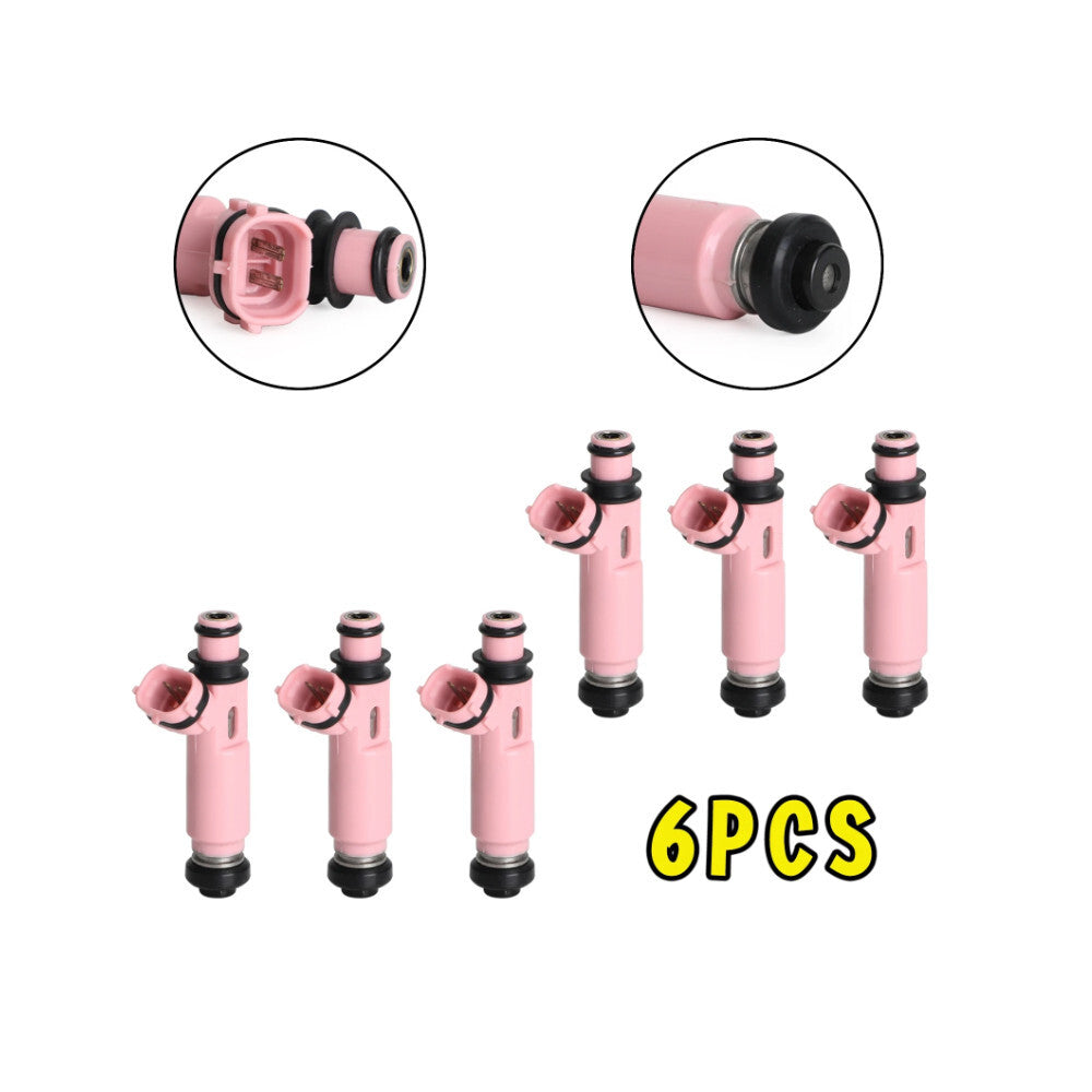 6PCS Fuel Injectors 23250-20030 Fit For 2002-2008 for Lexus for Toyota 3.0L 3.3L V6 NEW