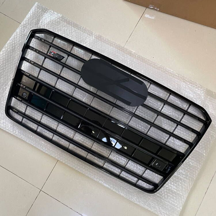 S8 Style Grill for Audi for A8 2015 2016 2017 Front Bumper Grille Mesh Grill Black