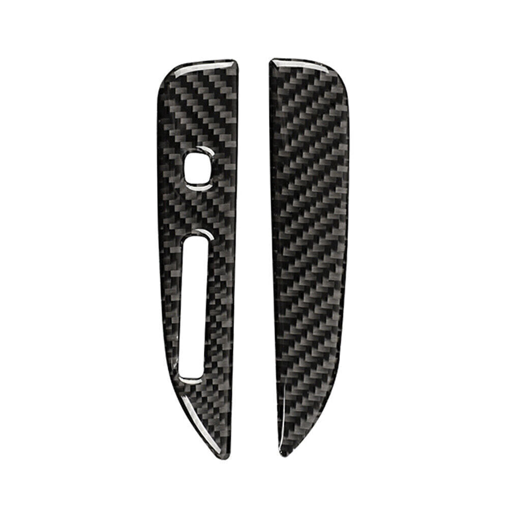 Carbon fiber Interior Inner Gear Box Panel Cover Trim Fit for Ford for Mustang 2015-2019