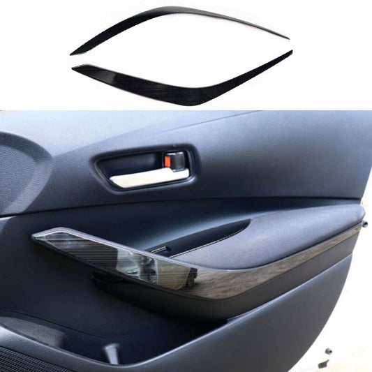 Titanium 2019-2022 Cover Trim 2PCS Black for Toyota for Corolla LE Inner Door Panel