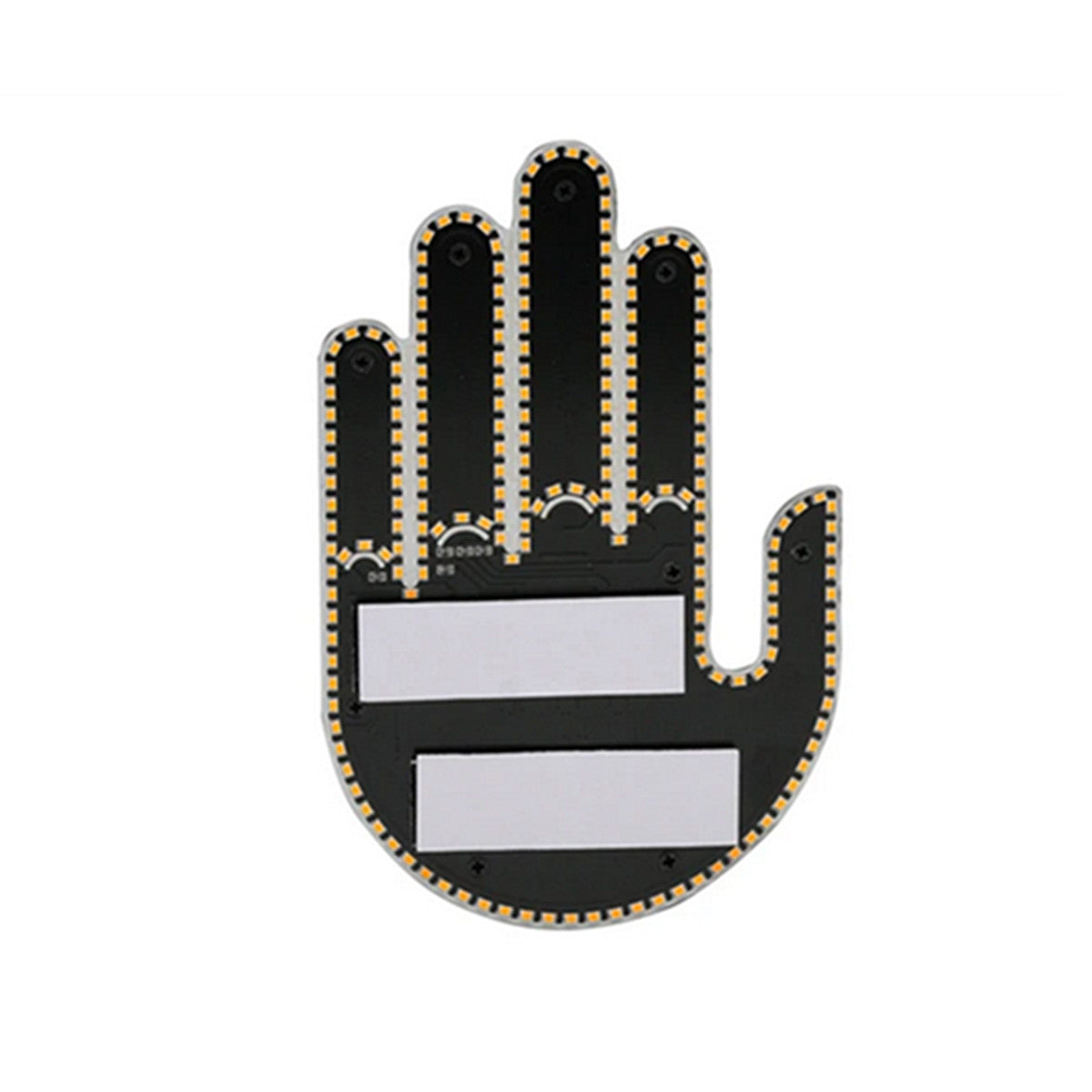 LED Car Gesture Light Rear Window Warning Finger Signal Lamp Funny Accessories