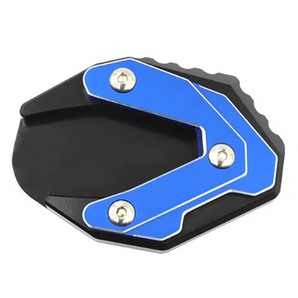 Side Stand Enlarge Kickstand Pad Blue for Suzuki GIXXER 250 SF GIXXER 150 125