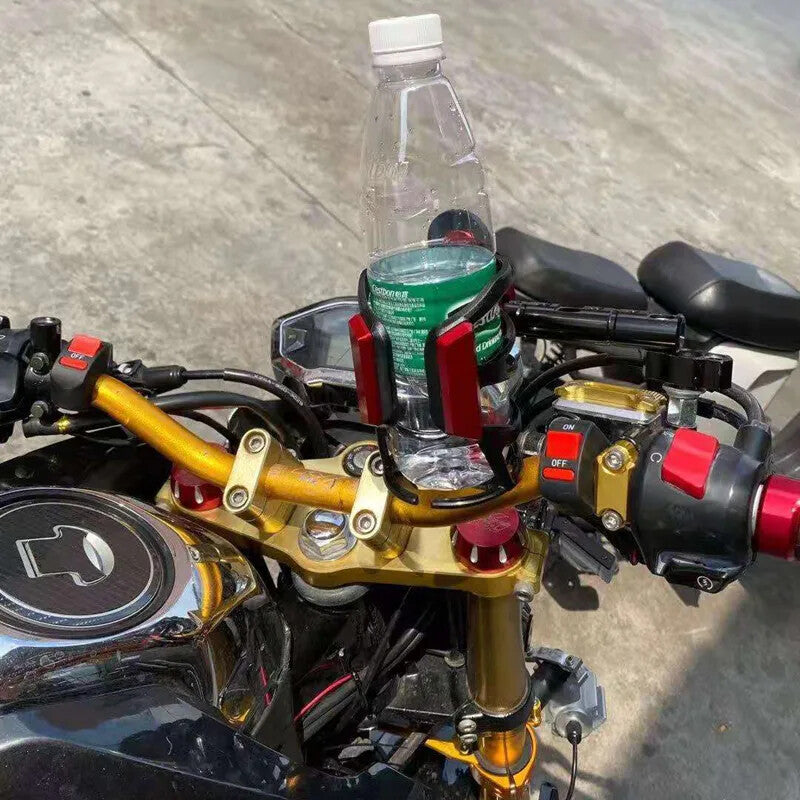 New CNC Water Beverage Bottle Drink Cup Holder Mount for BMW R 1200GS 1250GS Adv