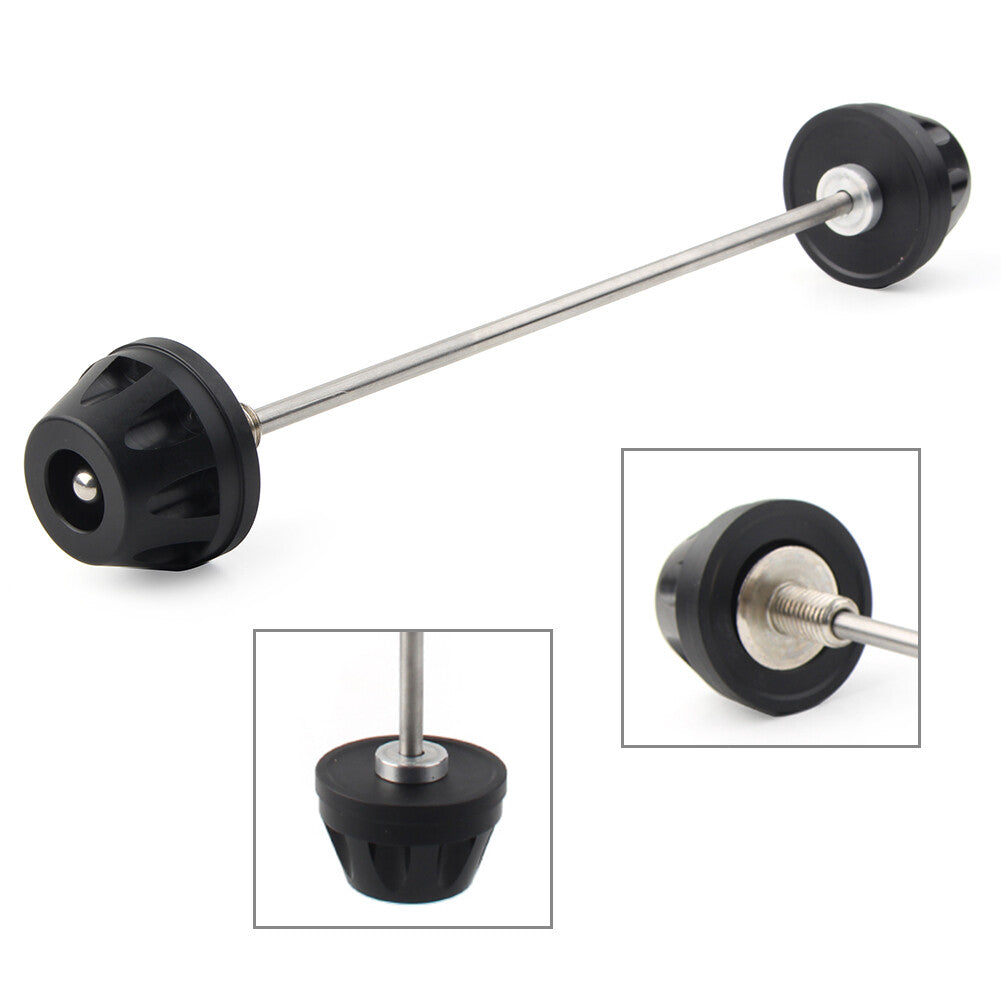 Front Wheel Sliders for BMW R1200GS LC/ADV 2013-19 18 R1250GS/ADV 2019-21 Black